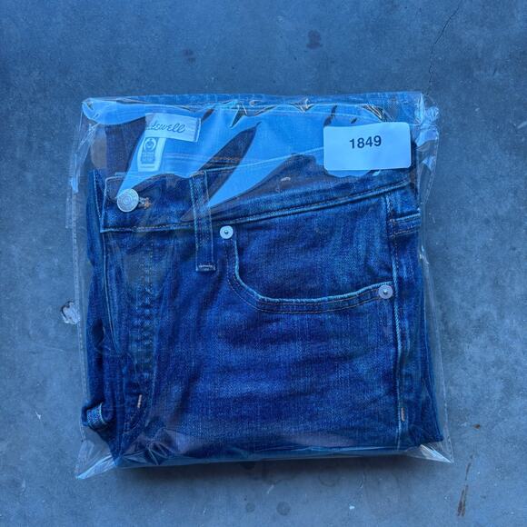 Madewell Mid-Rise Kick Out Jeans Women's 27 Blue Flare Stretch Denim Pants - Picture 13 of 13